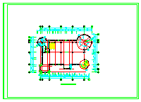 三层法国风格别墅建筑施工设计CAD图纸-图一