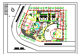 三层幼儿园建筑cad设计方案施工图-图二