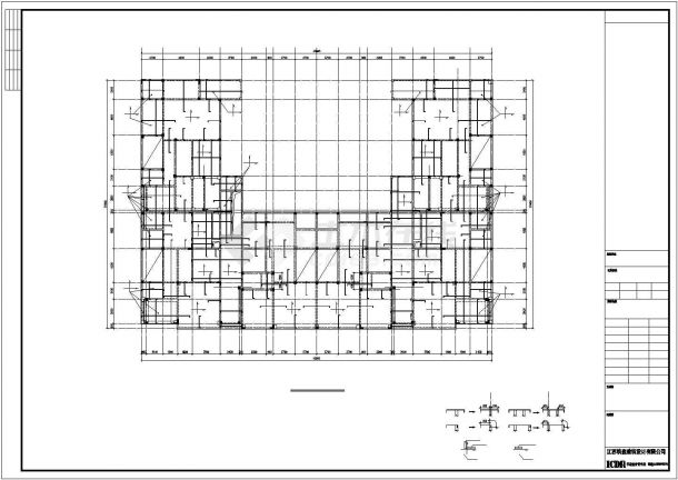 某别墅大底盘框架结构建筑设计施工CAD图纸-图二