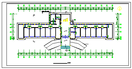 某三层医院建筑结构cad设计图_图1