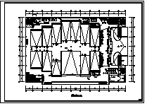 电影院室内装饰工程电路设计_某单层带夹层电影院室内装饰工程电路设计cad图纸-图二