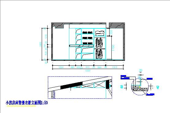 龙城锦园住宅楼装饰装修设计CAD施工图