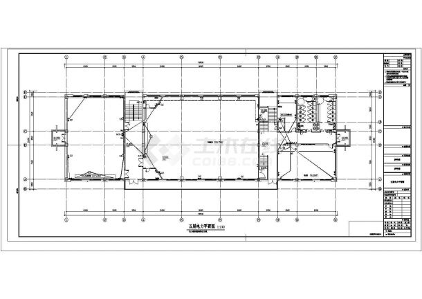 [威海]5642㎡五层学校教学楼电气施工图纸，含电气设计说明-图一