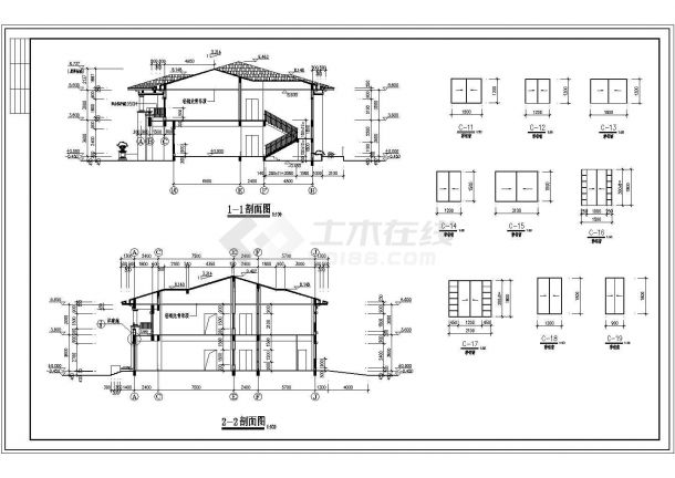 精品幼儿园 CAD建筑设计施工图-图二