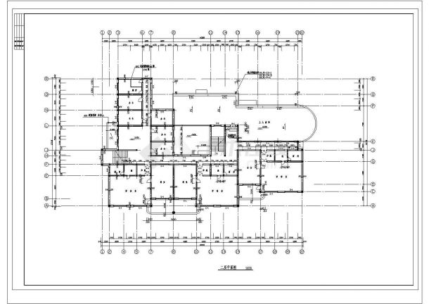 六班幼儿园CAD建筑设计施工图-图一