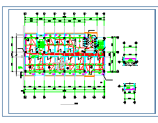 职工宿舍电施设计CAD图-图一
