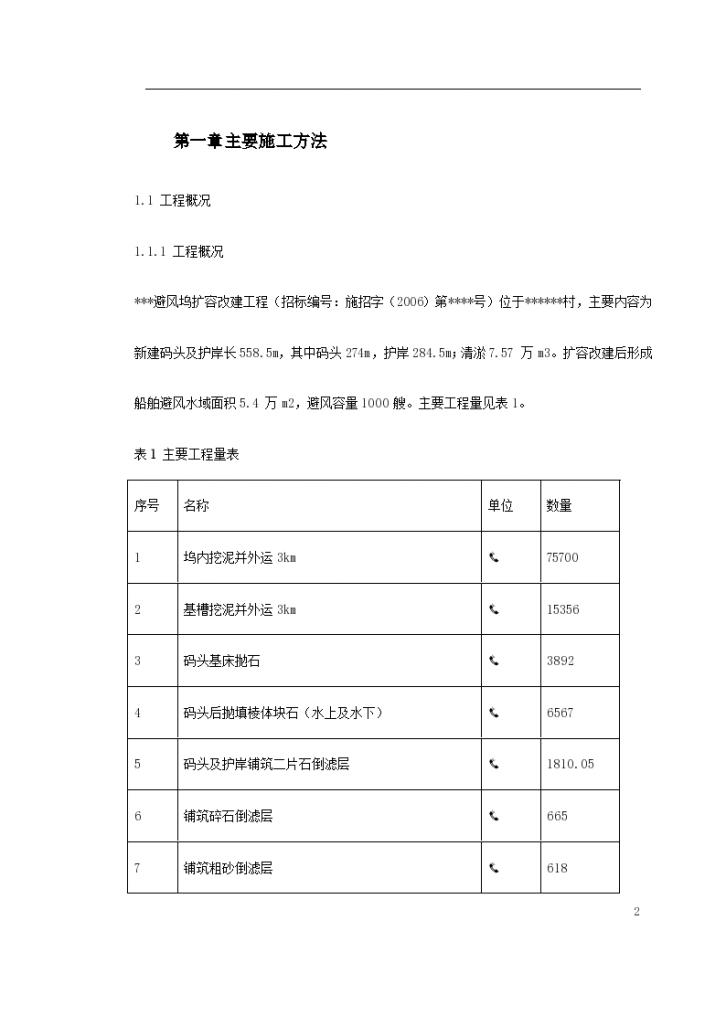 大连某造船厂避风坞扩容改建施工组织设计方案-图二