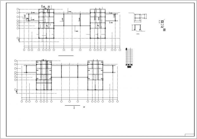 某钢筋混凝土框剪结构高层住宅建筑设计施工CAD图纸_图1