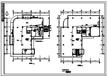 某四层培训楼电气施工cad图(含照明，弱电，消防设计)-图一