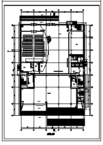 某市八层带地下二层综合楼全套电气施工cad图(含弱电设计)-图一