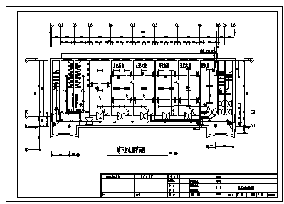 某舞台地下室电气施工cad图(含照明平面图)-图二