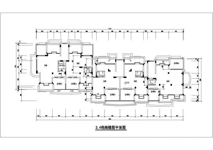某砖混结构多层住宅楼设计cad全套建筑施工图纸_图1