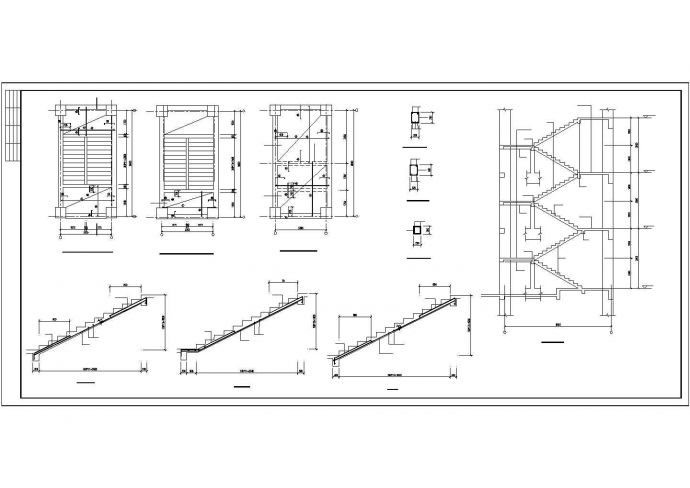 某框架结构六层教学楼建筑设计施工CAD图纸_图1