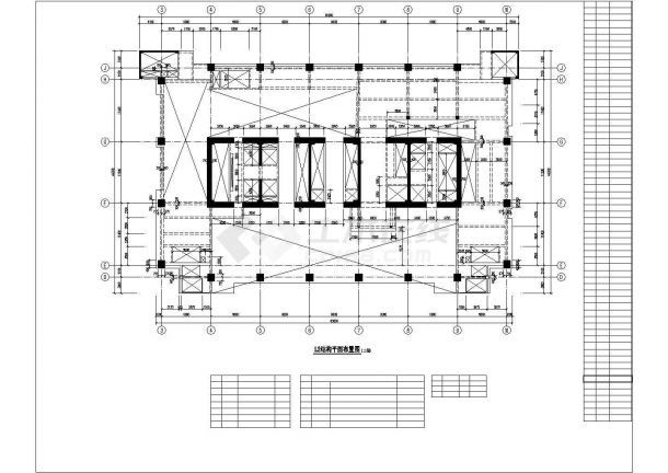 某框架结构超高层豪华大酒店建筑工程设计施工CAD图纸-图一