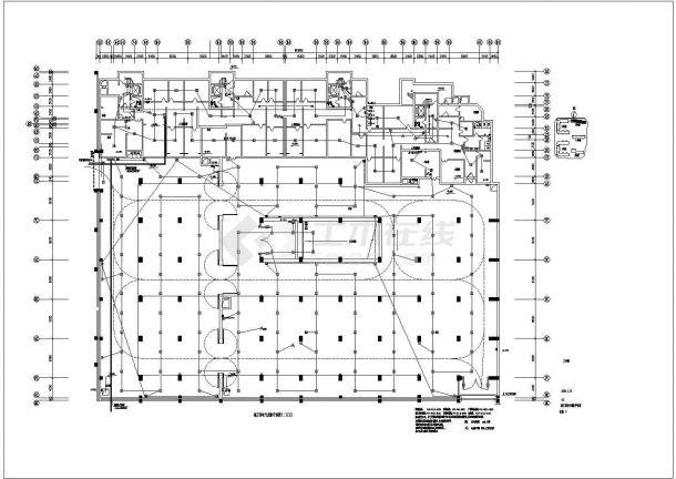 电气设计_某大型住宅群住宅地下车库电气施工CAD图-图二
