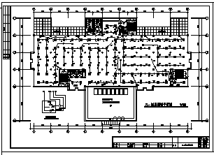 某市五层图书馆大楼电气施工cad图(含照明设计)_图1