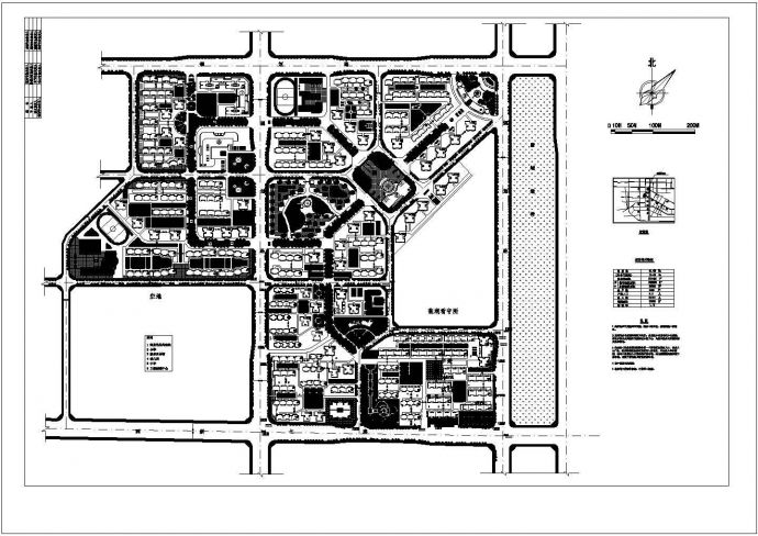 正式响塘寨住宅区规划设计施工CAD图_图1