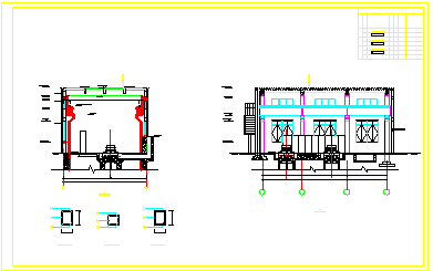 某水电站厂房cad建筑施工设计图_图1