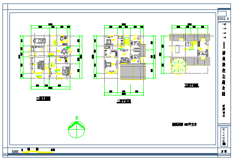某温地公园别墅CAD整套户型设计施工图纸-图二