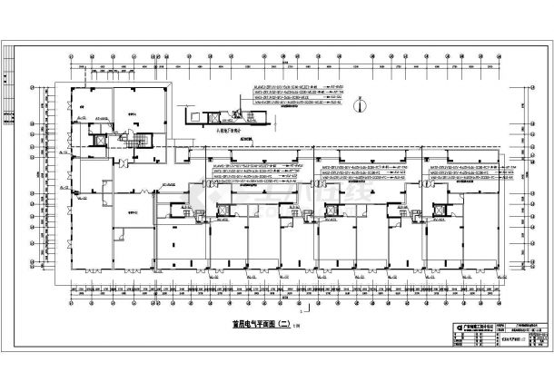 电气设计_某地区高层住宅小区电气施工CAD图-图二
