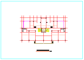 某小高层带阁楼CAD户型方案施工图-图二