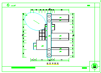 某小学教室室内装修cad平面设计图-图一