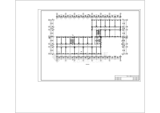 【6层】 5143.67平米框架办公楼毕业课程设计（含计算书、建筑、结构图）-图二