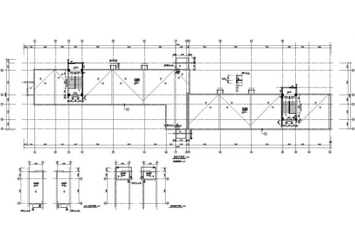 某大学四层框架结构教学楼（5014㎡）设计cad全套建筑施工图（含设计说明）_图1