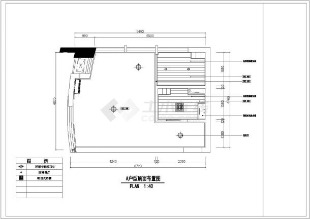镇江市兴茂花园小区经典的户型全套平面装修装饰设计CAD图纸-图二