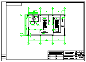南方某两台1600KW发电机环保安装工程CAD详细图纸_图1