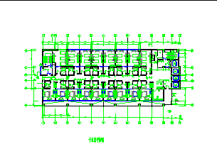 十七层公寓楼建筑施工cad图(带效果图，共三十二张)-图二