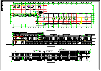 全套锦隆商业街建筑CAD施工设计方案_图1