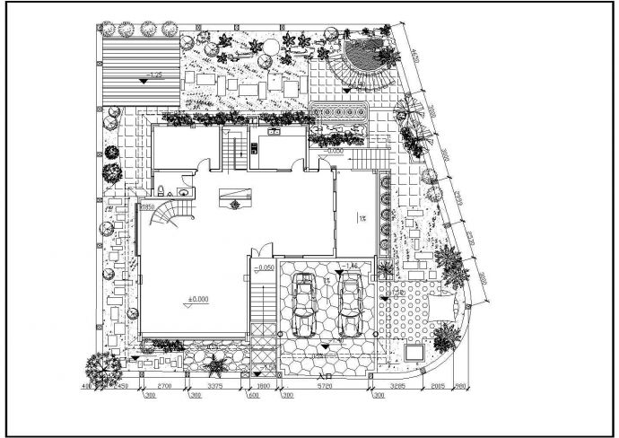 某别墅区工程建筑规划图设计CAD图纸_图1
