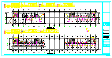 三坝村新农村建设住宅楼cad施工暖通图-图一