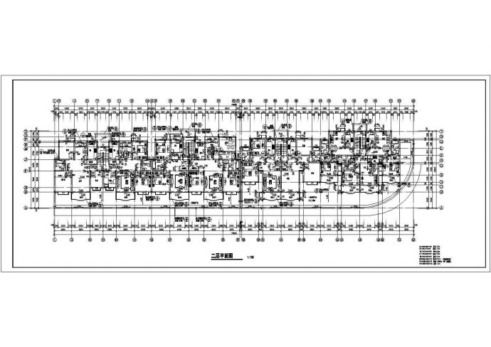 某多层框混结构住宅楼设计cad全套建筑施工图纸_图1