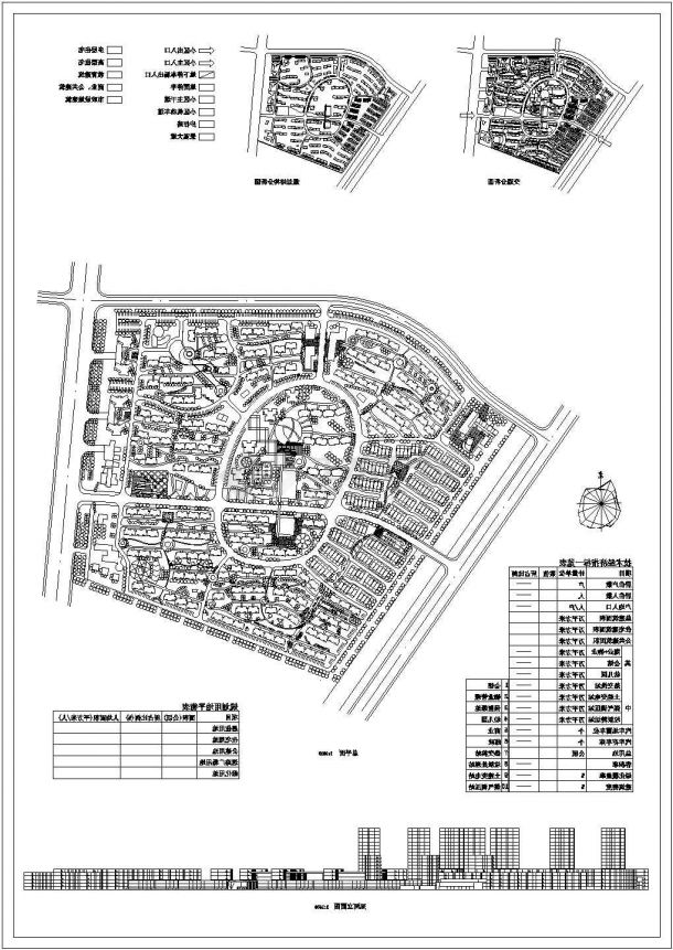 豪华小区规划CAD设计图-图二