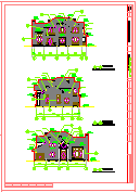 某地区两层别墅建筑方案施工图-图二