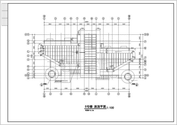 南京市明珠城小区10层框架结构公寓楼全套平面设计CAD图纸（含机房层）-图一