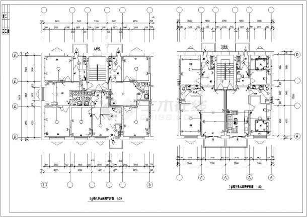 电气设计_某市某多层住宅电气设计含弱电设计CAD图-图二