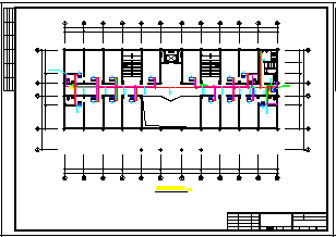 商务办公楼中央空调管道施工设计cad图纸-图二