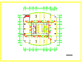 商务楼屋顶VRV室外机cad布置平面设计图_图1