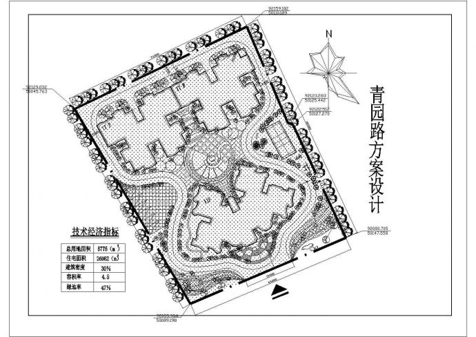 5775平米住宅楼规划施工图_图1