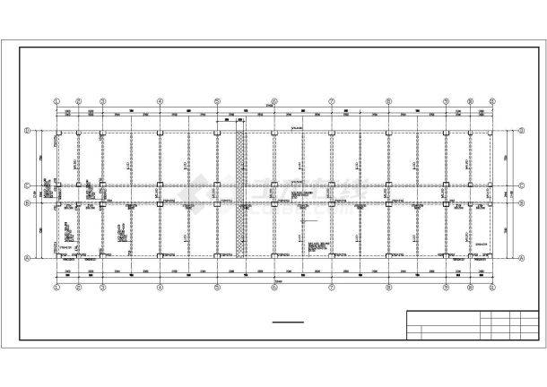 [河南]五层框架结构公寓楼建筑工程CAD图纸-图二