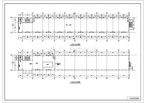 某火力发电厂主厂房建筑设计CAD图-图一