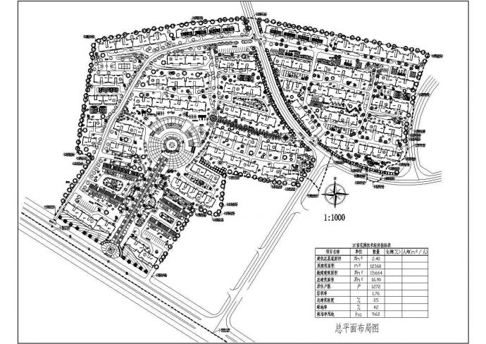 江信花园规划设计施工CAD图_图1