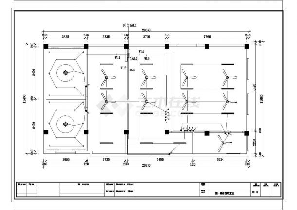 某住宅楼电气设计全套CAD布置图-图二