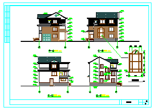 简单实用的新型农村住宅建筑结构施工设计图-图二