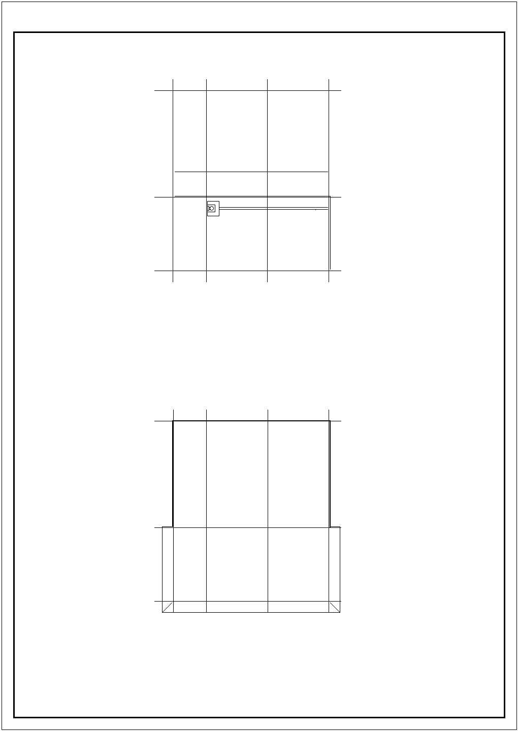 某公司设备备用房建筑设计施工CAD图纸