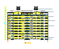 长44.95米 宽16.2米 9层阁楼2单元每单元2户住宅楼建筑设计图纸-图二