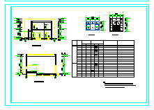 砖混结构城市环卫班点及公厕建施设计CAD图【含设计说明 营造做法表】-图一